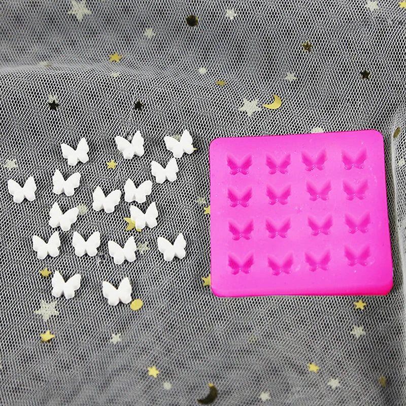 1pc/bag Butterfly Shape Epoxy Resin Molds Charm Pendant Silcone Moulds Ultra-Light Clay Handmade Butterfly Mold