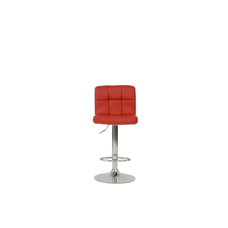 BAR STOOL in Red Chrome