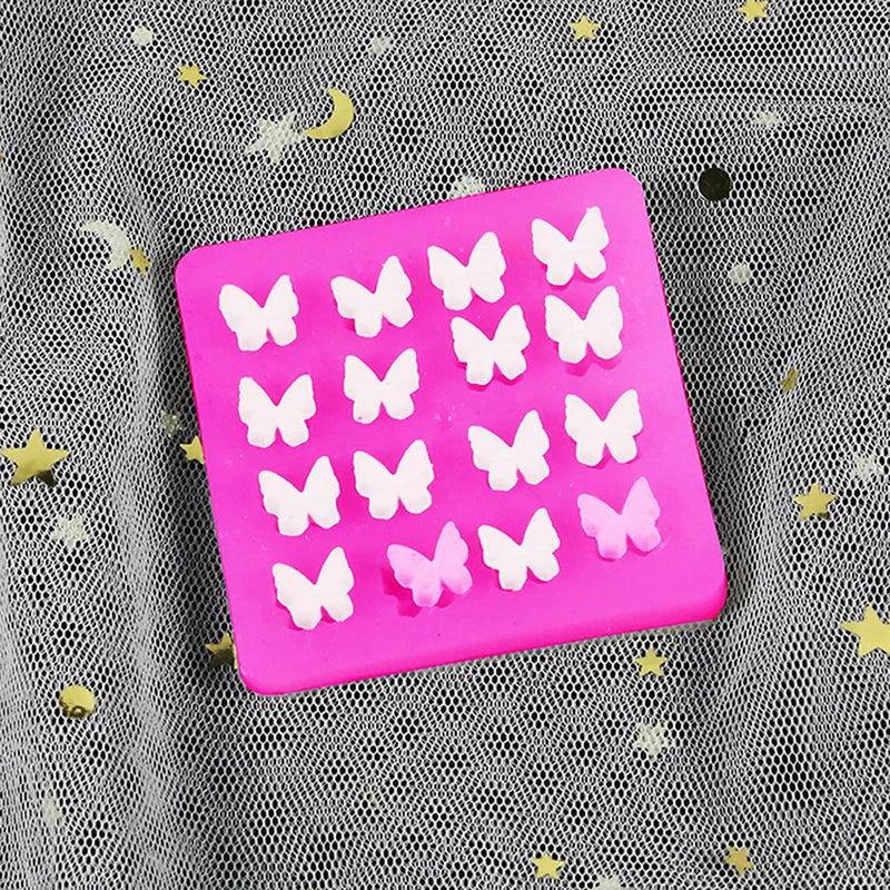 1pc/bag Butterfly Shape Epoxy Resin Molds Charm Pendant Silcone Moulds Ultra-Light Clay Handmade Butterfly Mold