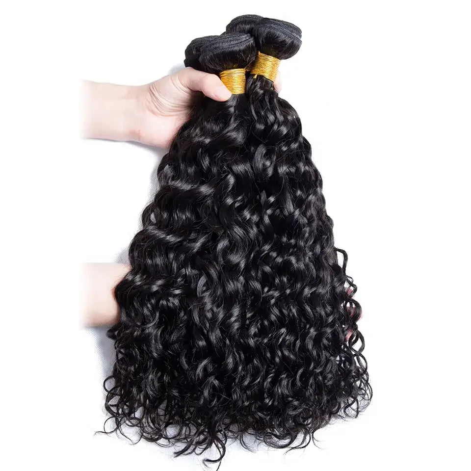 36 Inch Curly 12A Loose Deep Wave 100% Raw Human Hair Bundles 1/3/4 Bundles Double Weft Weavy Virgin Brazilian Hair