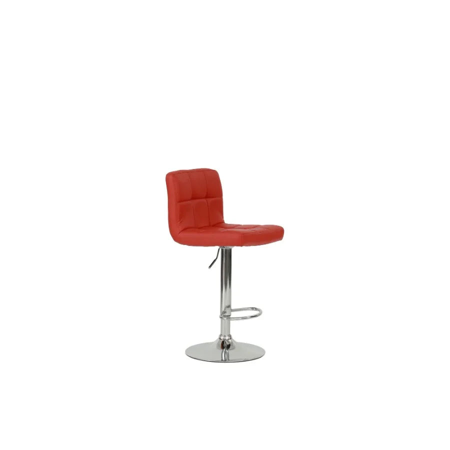 BAR STOOL in Red Chrome