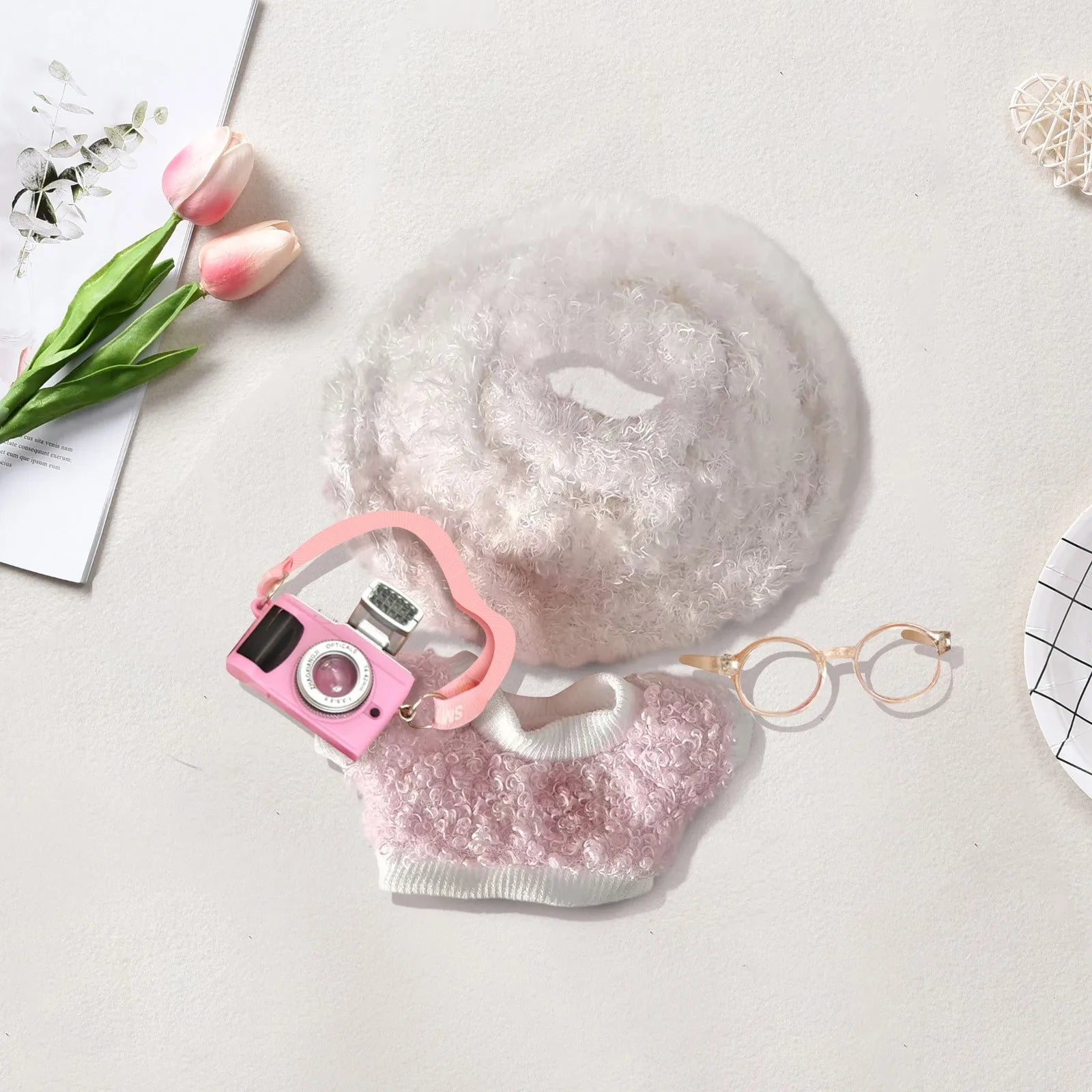 17cm Cute Set Labubu Doll Clothes Outfit Accessories Doll Clothing Kid Toy Girl Gift