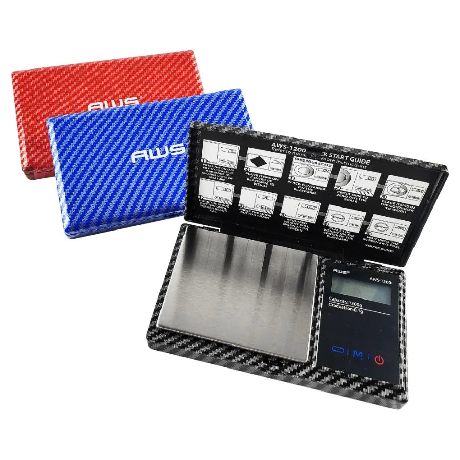 AWS 150g Carbon Fiber Digital Pocket Scale Series