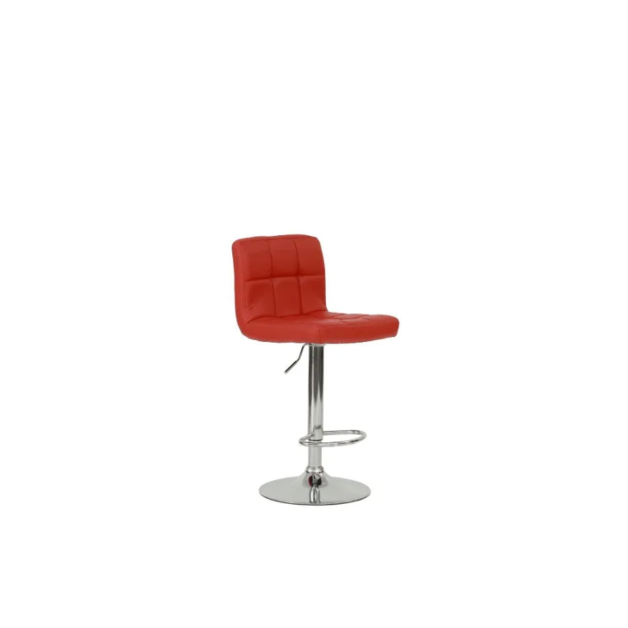BAR STOOL in Red Chrome