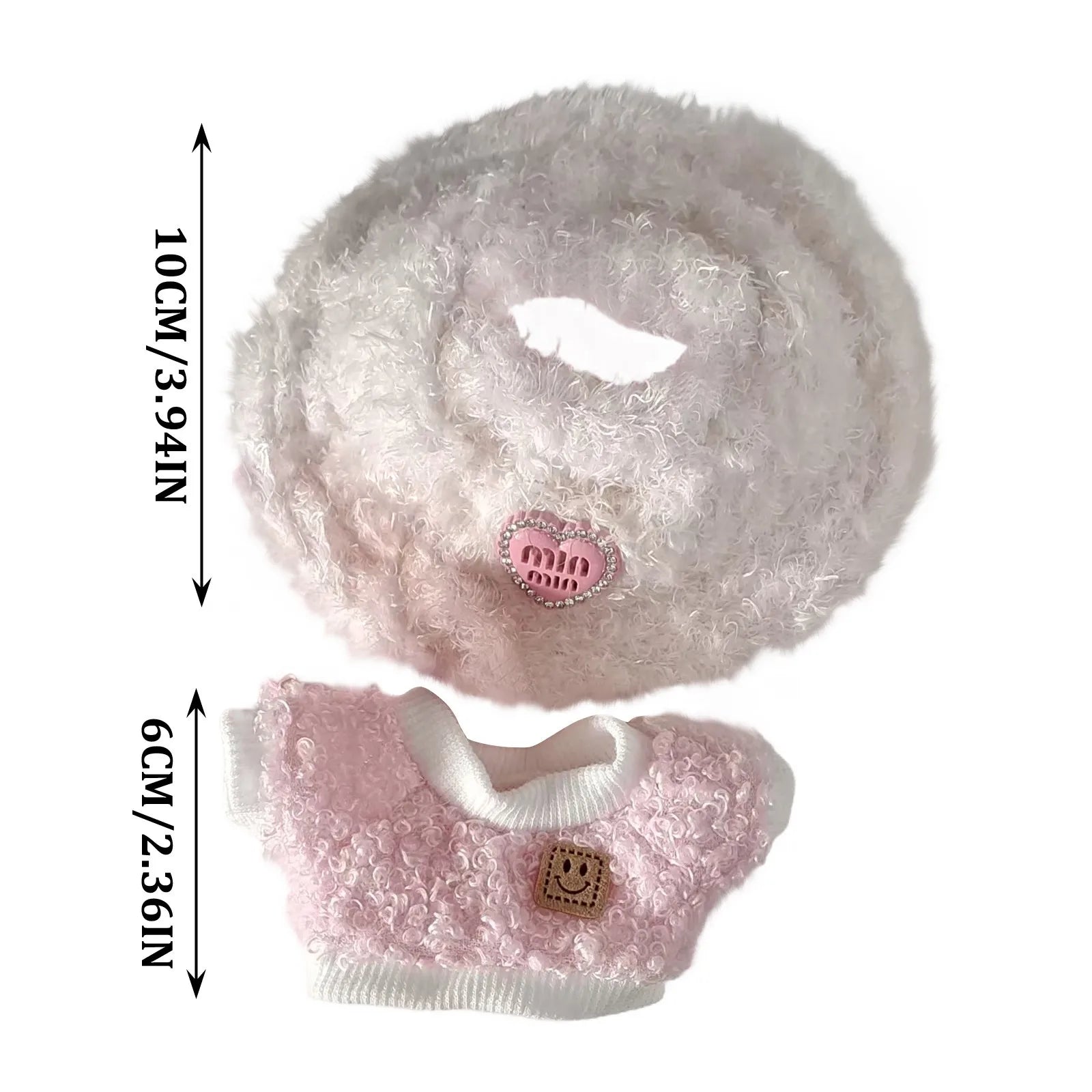 17cm Cute Set Labubu Doll Clothes Outfit Accessories Doll Clothing Kid Toy Girl Gift