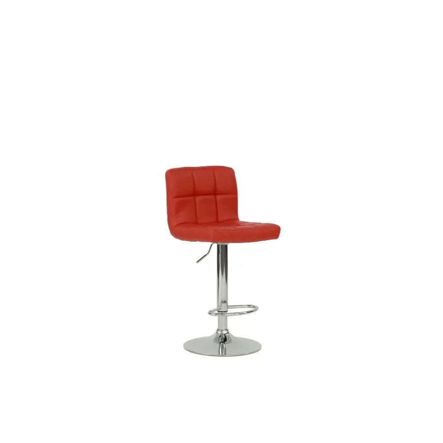 BAR STOOL in Red Chrome