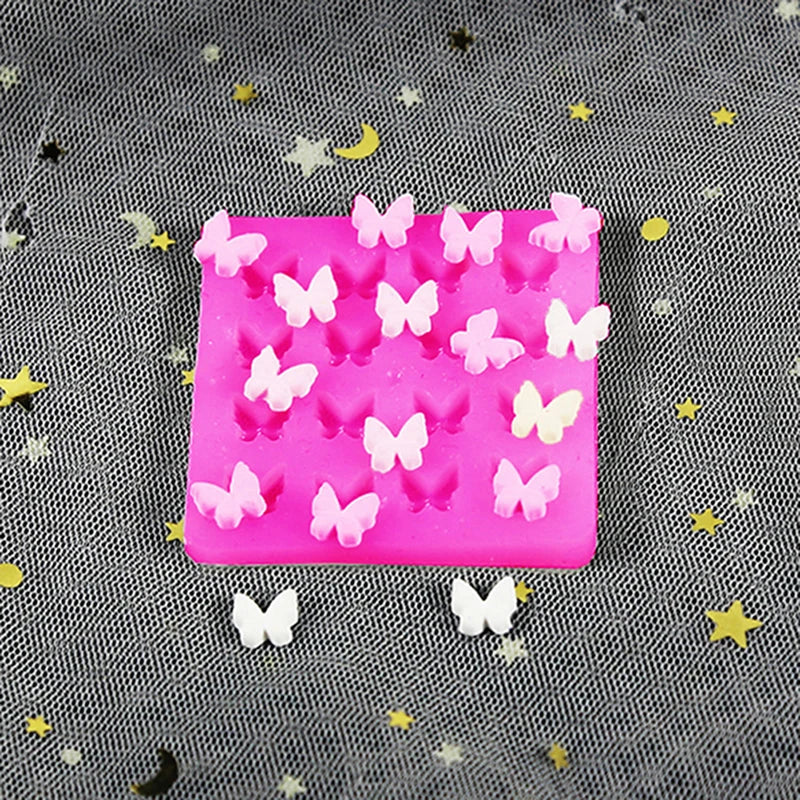 1pc/bag Butterfly Shape Epoxy Resin Molds Charm Pendant Silcone Moulds Ultra-Light Clay Handmade Butterfly Mold