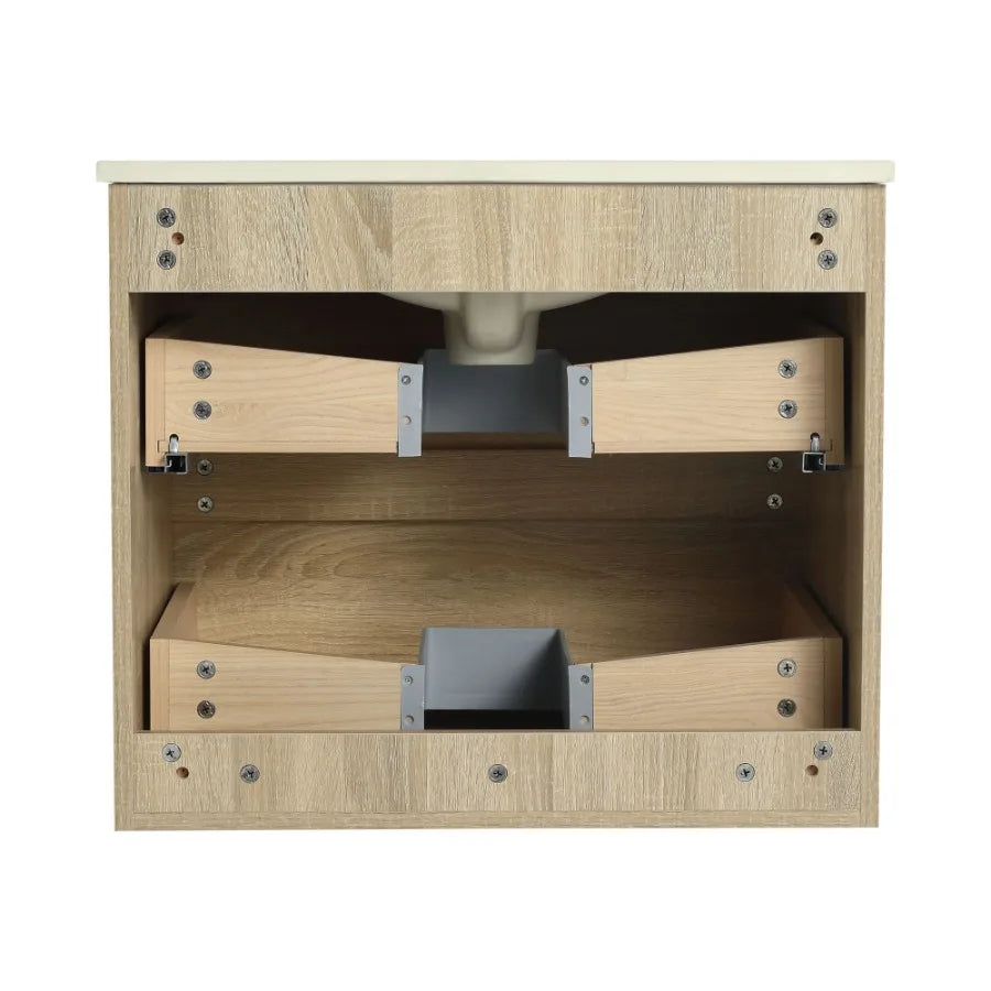 24 WallMounted Bathroom Vanity Only the Cabinet Body BVB01924LTO2