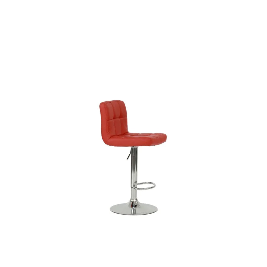 BAR STOOL in Red Chrome