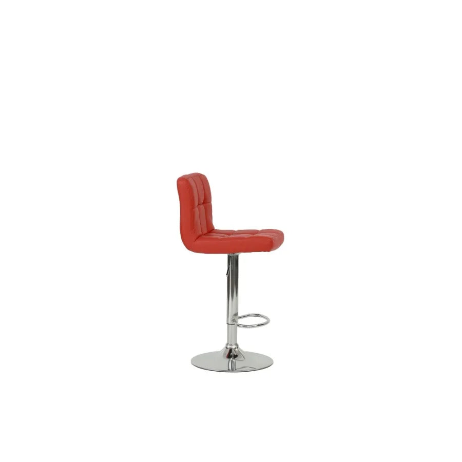 BAR STOOL in Red Chrome