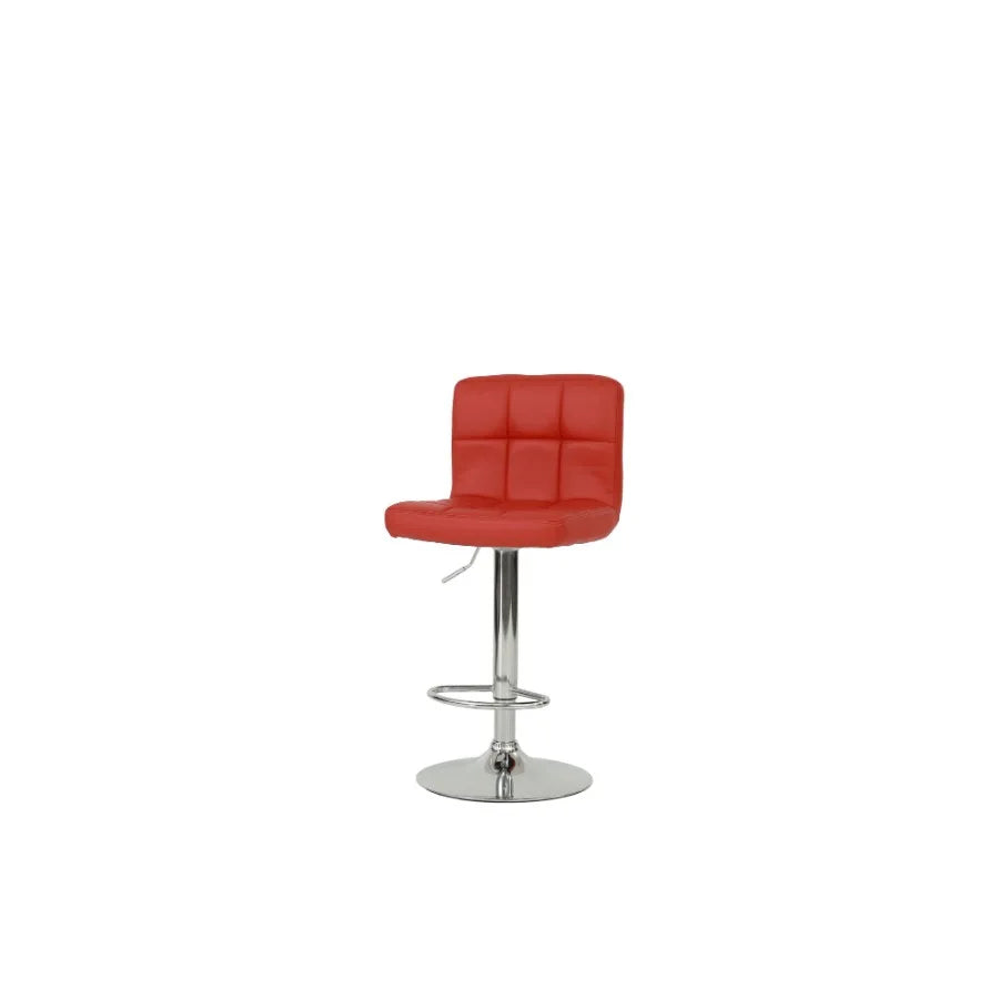 BAR STOOL in Red Chrome