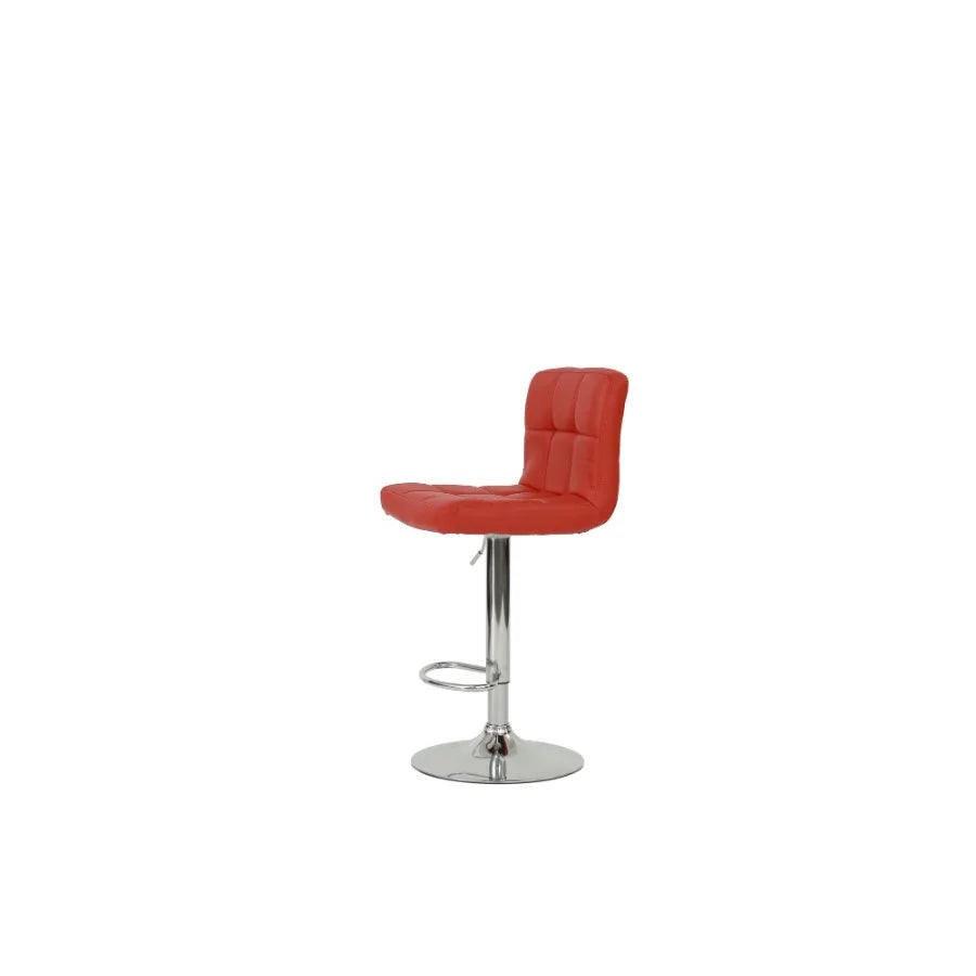 BAR STOOL in Red Chrome