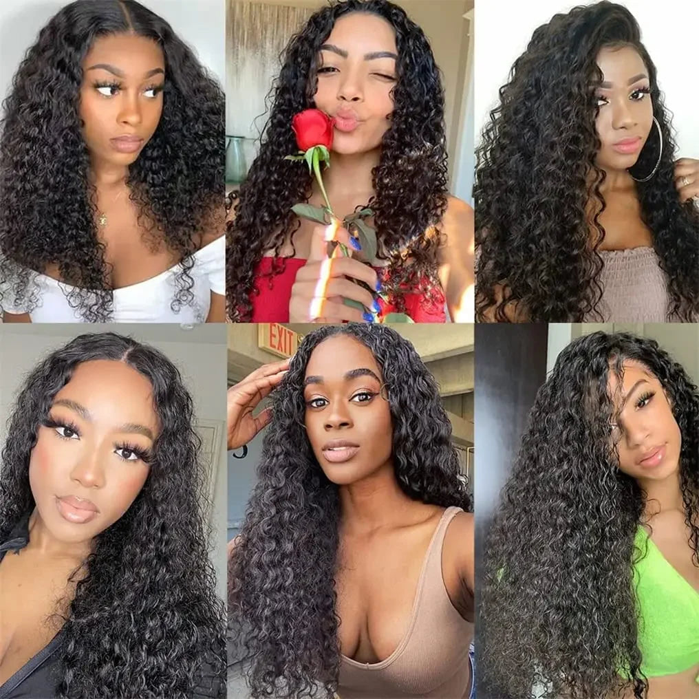 36 Inch Curly 12A Loose Deep Wave 100% Raw Human Hair Bundles 1/3/4 Bundles Double Weft Weavy Virgin Brazilian Hair